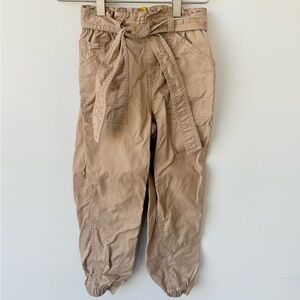 Polo Ralph Lauren Tan Khaki Belted Tapered Pants size 7